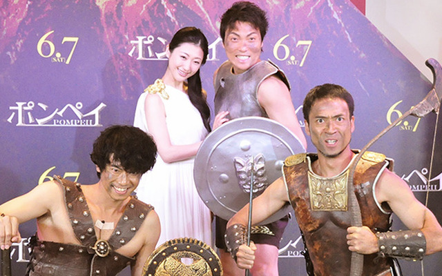 壇蜜＆八木真澄＆庄司智春＆ワッキー／『ポンペイ』公開記念イベント