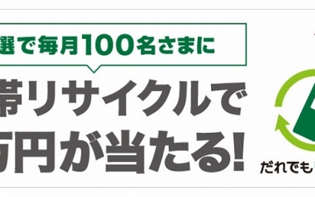 「だれでもリサイくじ」イメージバナー