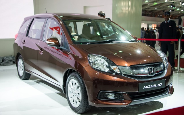 ホンダがインドで販売するモビリオ（デリーモーターショー14）