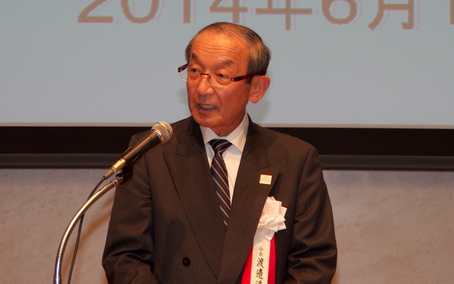 ITSジャパンの渡邉浩之会長（トヨタ自動車顧問）