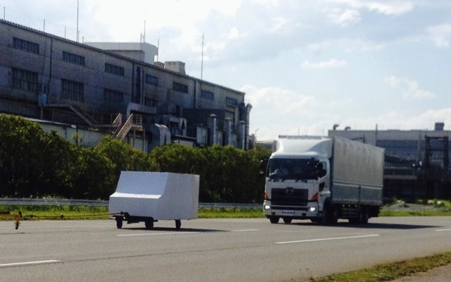 日野自動車 大型トラックPCSの実演