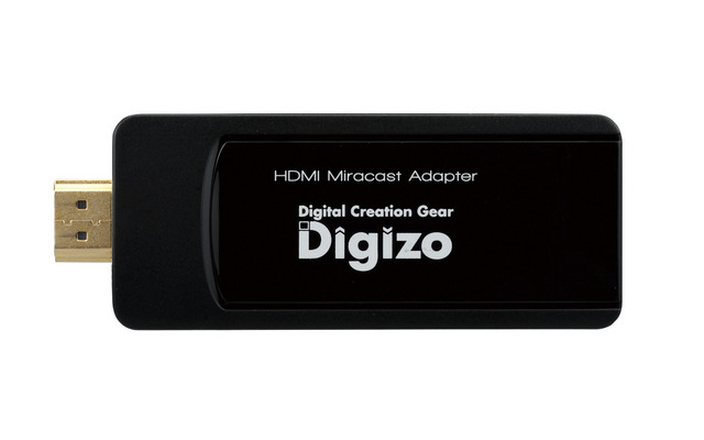 スマートフォン/タブレットの画面をテレビに映し出すHDMI Miracastアダプター「デジ像Miracast」