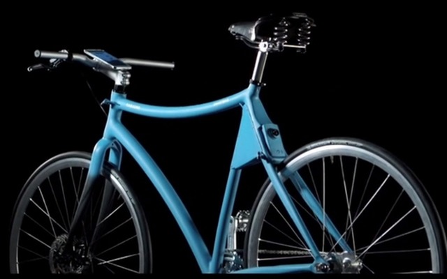 スマートフォンと連動した“スマート自転車”「Samsung Smart Bike」