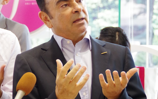 日産自動車のカルロス・ゴーン社長