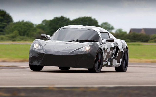 デトロイトエレクトリック社のSP:01の開発プロトタイプ車