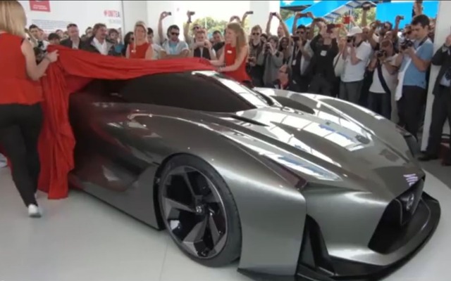 日産コンセプト2020 ビジョン グランツーリスモの初公開の様子