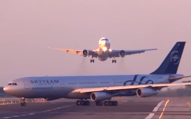 7月5日、スペイン・バルセロナのエル・プラット国際空港で起きたニアミス