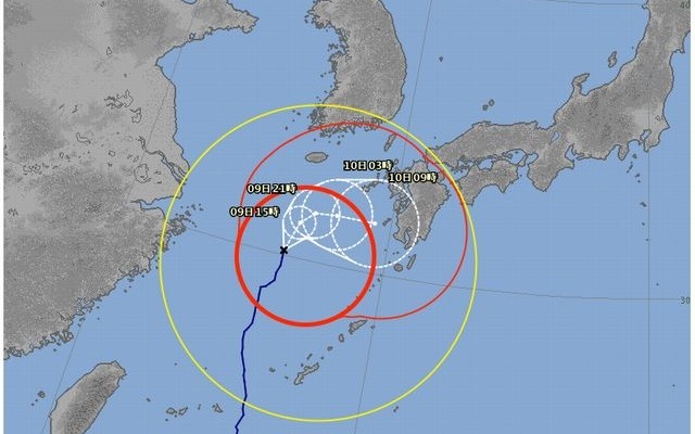 台風の進路