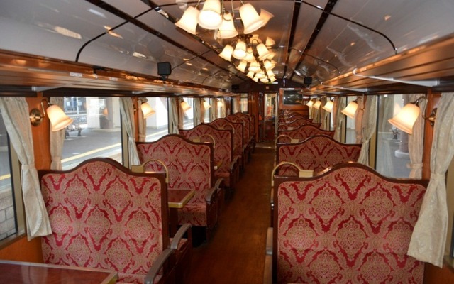 盛岡～宮古～久慈間直通列車『さんりく北リアス』で使用される三陸鉄道レトロ車の車内イメージ。三陸鉄道の車両が山田線盛岡～宮古間を走行するのは15年ぶりになる。