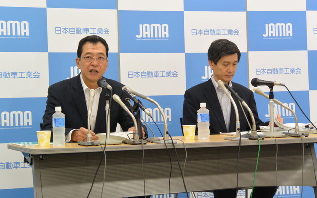 日本自動車工業会定例会見