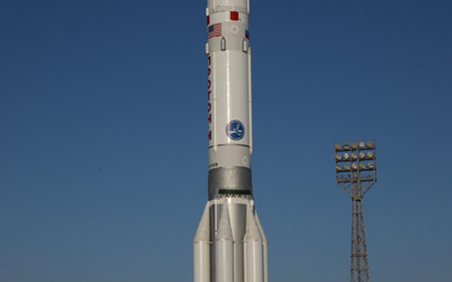 TURKSAT-4A打ち上げ前のProton-Mロケット