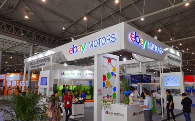 eBay Mortorsのブース（CAPAS 2014 成都）