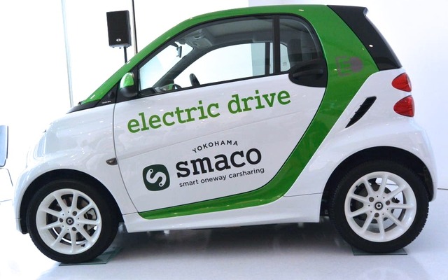 smacoで使用されるスマートの電気自動車
