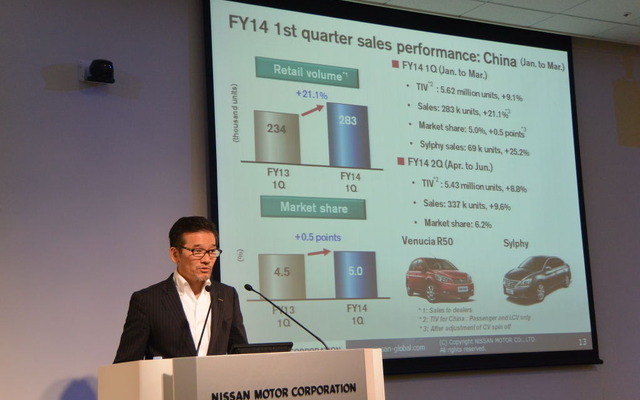 日産自動車決算会見