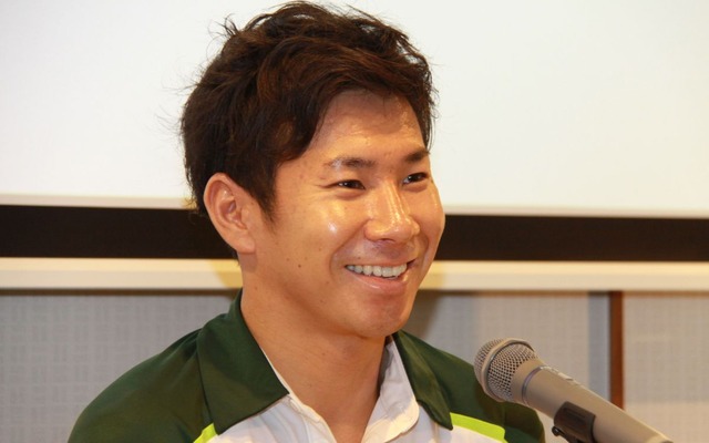 今年のF1日本グランプリの抱負を語る小林選手
