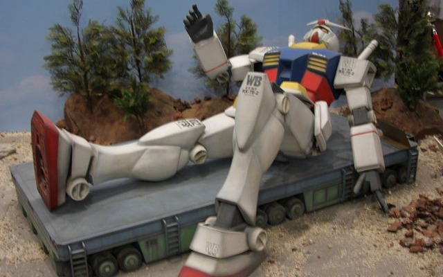 【China Joy 2014】中国のガンダムファンが集結!? 久遊網ブースではザク頭部がお出迎え