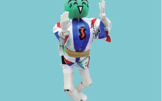 ジェイテクトが開発した阿波おどりロボット「すだちくん」