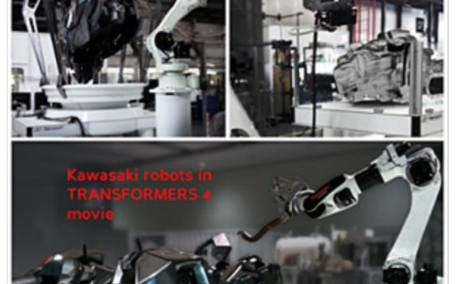 川崎重工のロボット、映画「トランスフォーマー／ロストエイジ」に登場