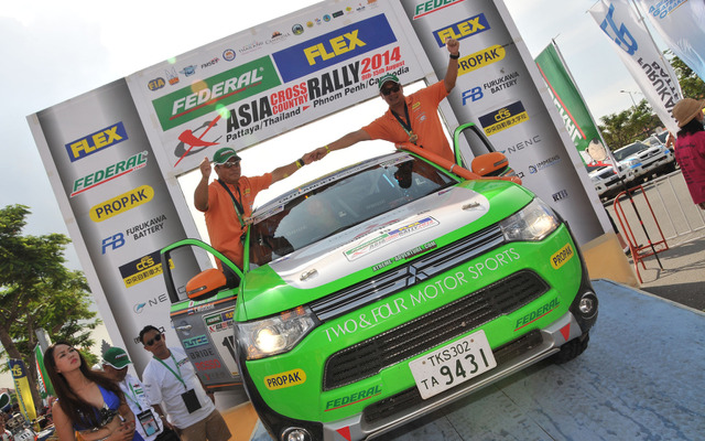 【アジアクロスカントリーラリー14】三菱 アウトランダー PHEV、2年連続クラス優勝