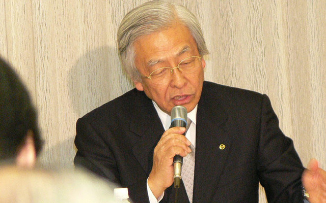 自工会の小枝会長、自動車メーカーの株価に不満