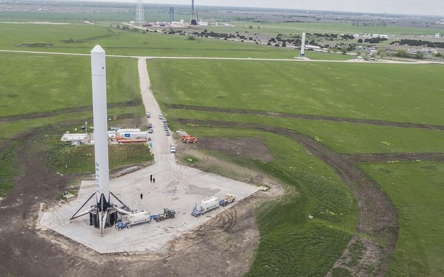 テキサス州の飛行試験場での「F9R」試験機。写真は7月に撮影されたもの。