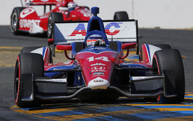 決勝で今季最高の4位に入った佐藤琢磨。写真：Honda