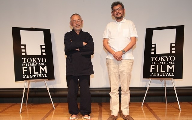 左）鈴木敏夫氏　右）庵野秀明監督
