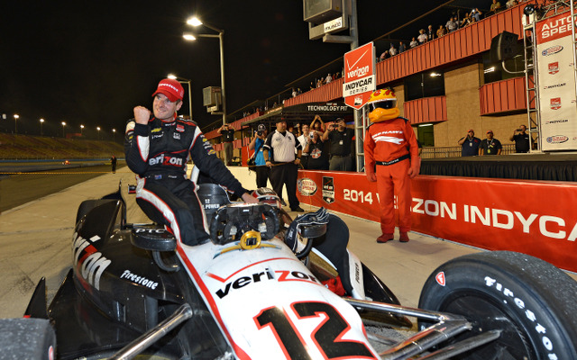 過去3度もシリーズ2位に甘んじた雪辱を晴らした#12 パワー。写真：INDYCAR