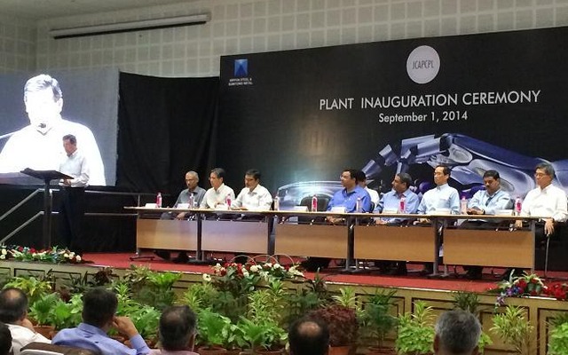 新日鉄住金、インドで自動車用鋼板製造拠点の開所式を開催