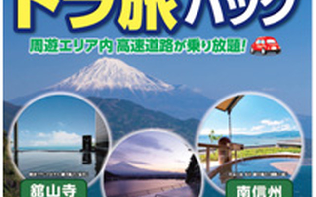 NEXCO中日本とJTBがコラボしたドラ旅パック