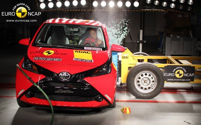新型 トヨタ アイゴ のユーロNCAP 衝突テスト