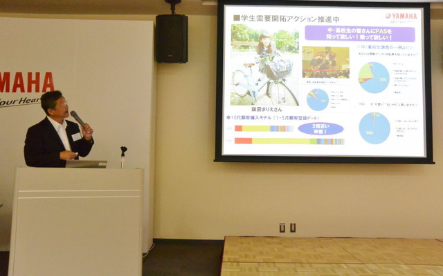 ヤマハ発動機 PAS 新製品発表会