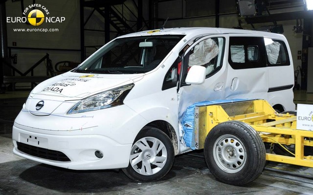 日産 e-NV200 のユーロNCAP衝突テスト