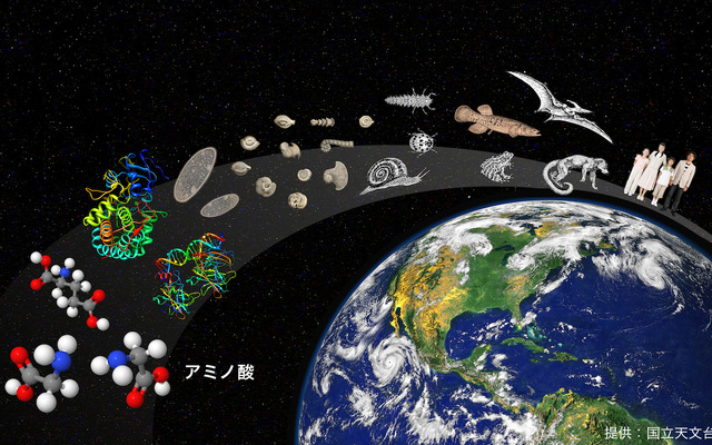 宇宙の生命素材物質の形成過程を解明（出典：国立天文台）
