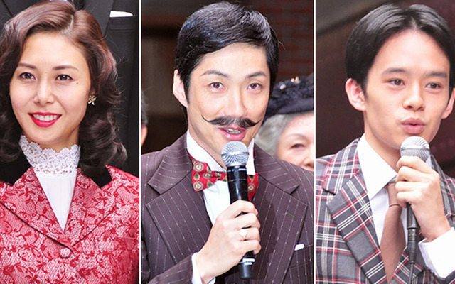 野村萬斎＆松嶋菜々子＆池松壮亮／ドラマ「オリエント急行殺人事件」記者会見