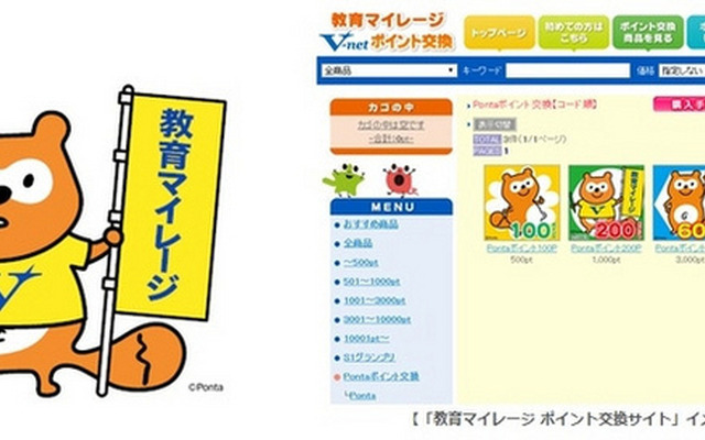 教育マイレージをPontaポイントに交換
