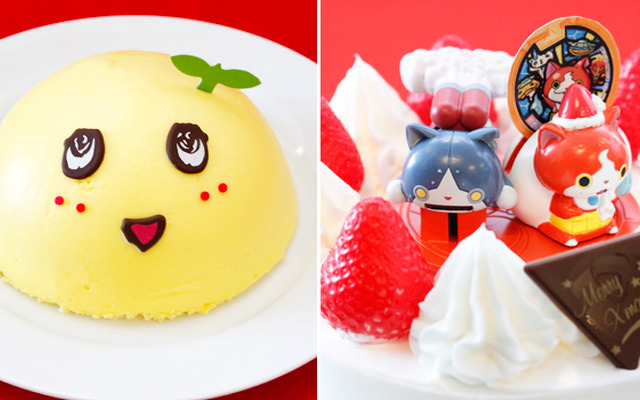 「ふなっしー梨汁ブシャーケーキ」＆「キャラデコクリスマス 妖怪ウォッチ 5号」