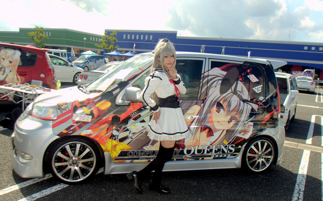 痛車100台が千葉に集結…PCゲームのキャラメインに［写真蔵］