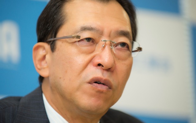日本自動車工業会の池史彦会長（ホンダ会長）