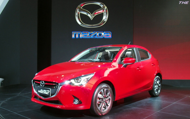 IIMS2014で海外ショー初公開となった新型「Mazda2」