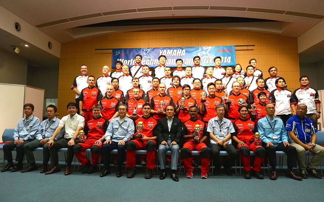 ヤマハ ワールドテクニシャンGP 2014 閉会セレモニー