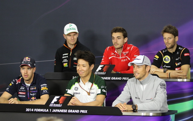 F1日本GP、プレスカンファレンスの様子