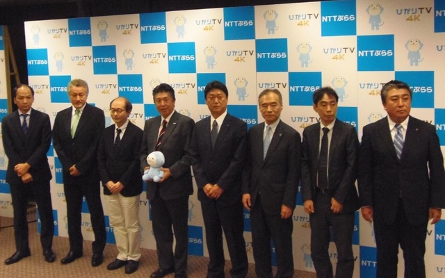 日本放送協会（NHK）、TBSテレビ、テレビ東京、シャープ、東芝、ソニービジュアルプロダクツ、パナソニック、LG Electronics Japanが一堂に会した。