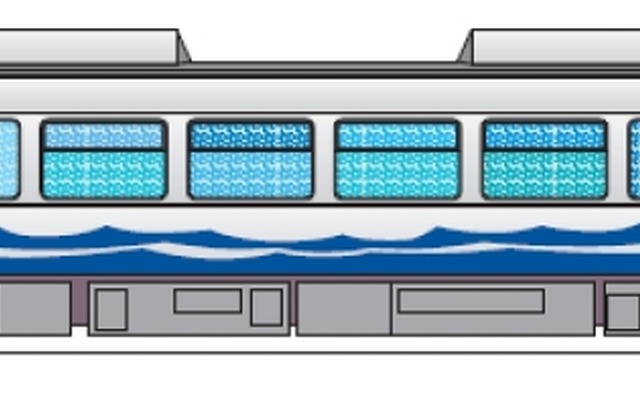えちごトキめき鉄道が日本海ひすいラインに導入するET122形のイメージ。11月1日に車両見学会が開催される。