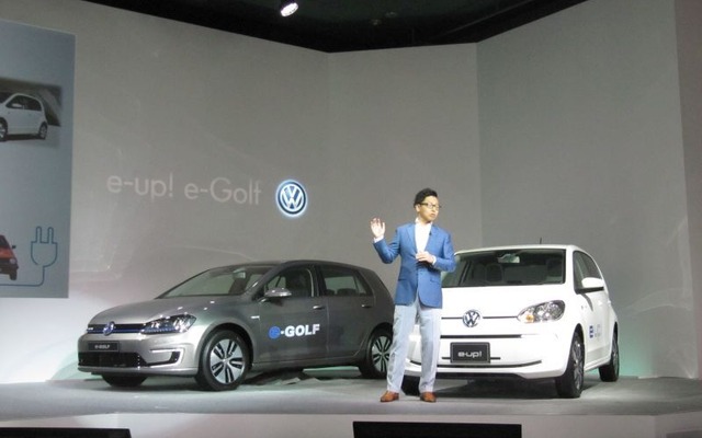 VW e-up！、e-ゴルフ日本発表