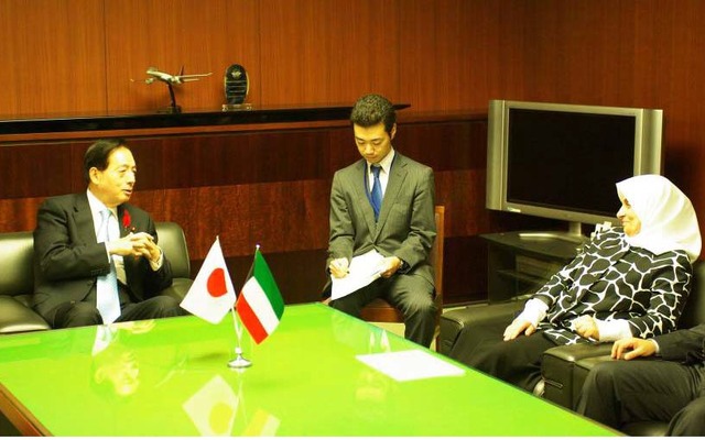 太田国土交通大臣、クウェートのサビーフ計画開発担当大臣と会談