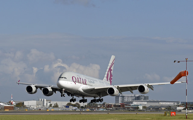 カタール航空、A380がドーハ＝ロンドン路線に就航（1）