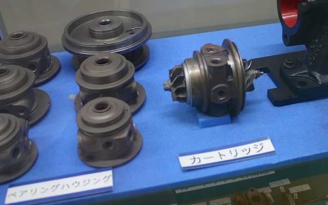 ターボチャージャーの中核部品であるカートリッジ