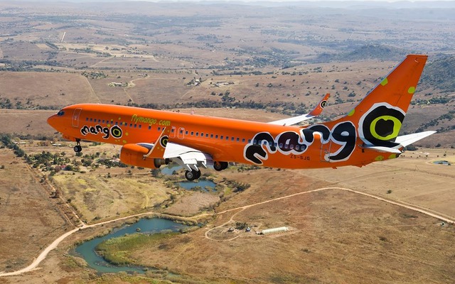 南アフリカLCCマンゴの旅客機