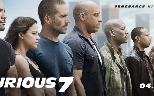 映画 『ワイルド・スピード7』の公式ポスター